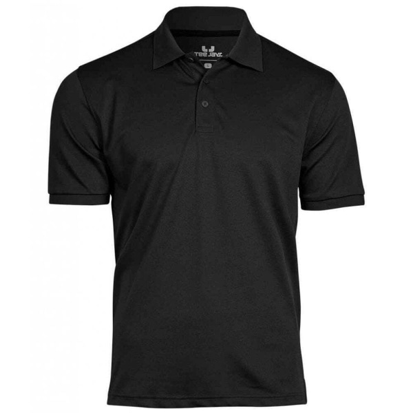 Tee Jays Mens Club Polo Shirt 4XL Svart Black 4XL