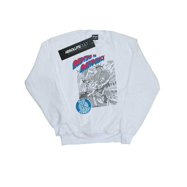 Dead Kennedys Dam/Damklockor Bedtime For Democracy Sweatshirt M White M