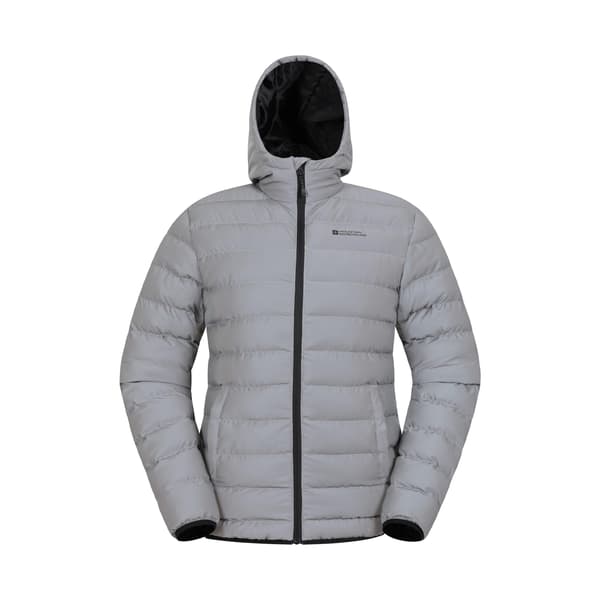 Mountain Warehouse Mens Reflective Padded Jacket M Silver Silver M