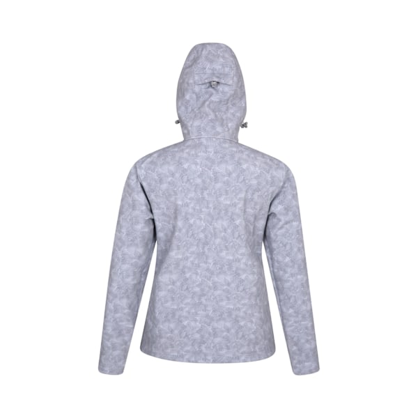 Exodus Dam/Damer Tryckt Vattenavvisande Mjuk Skaljacka Light Grey 22 UK