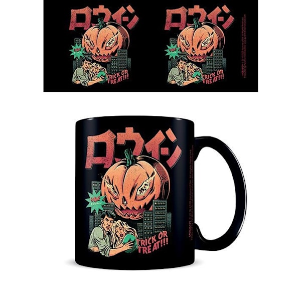 Ilustrata Pumpkiller Kaiju Mug En Storlek Svart/Orange Black/Orange One Size