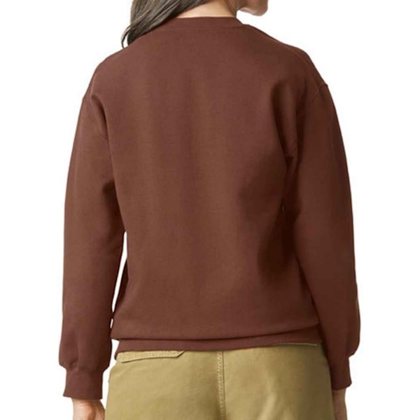 Gildan Softstyle Midweight Sweatshirt XL Cocoa för män Cocoa XL