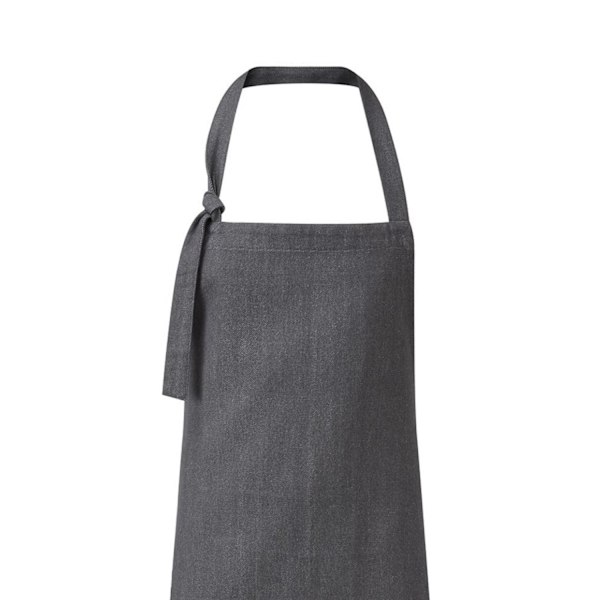Premier Unisex Vuxen Regenerate Hållbar Full Förkläde En Storlek Grey Denim One Size