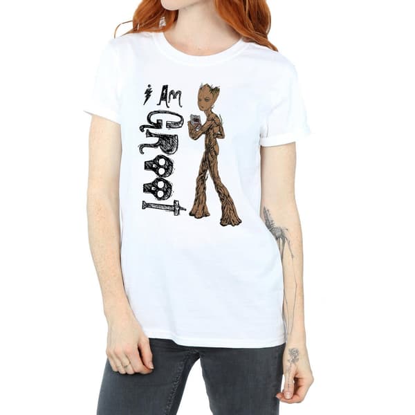 Marvel Dam/Dam Avengers Infinity War I Am Teenage Groot C White L