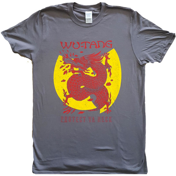 Wu-Tang Clan Unisex Vuxen Inferno T-shirt XXL Kolgrå Charcoal Grey XXL