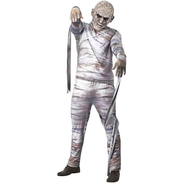 Universal Monsters Unisex Vuxen Mumie Kostymset M R Vit White M R