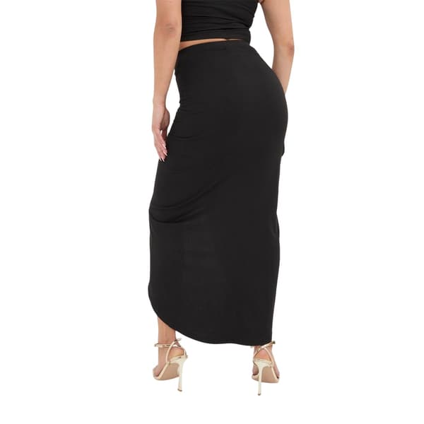 I Saw It First Dam/Dam Twisted Knot Front Maxikjol 10 U Black 10 UK