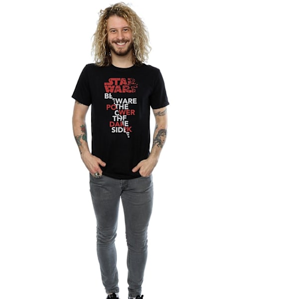 Star Wars The Last Jedi Power Of The Dark Side T-shirt XXL för män Black XXL
