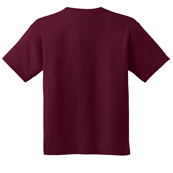 Gildan Youth Unisex Heavy Cotton T-Shirt XL Maroon Maroon XL