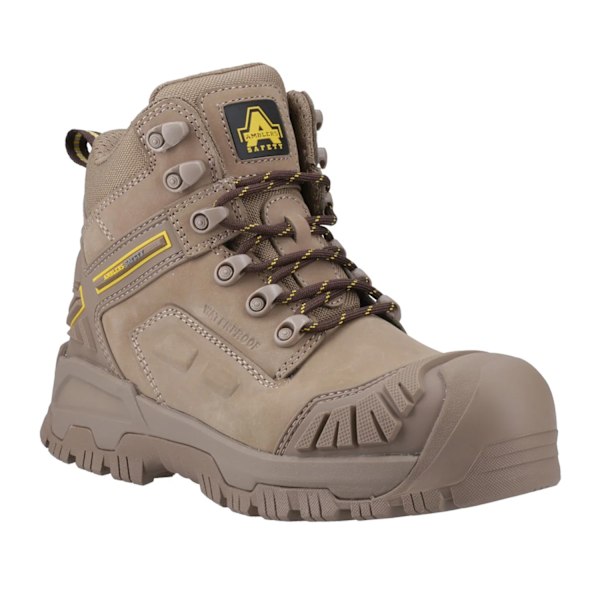 Amblers Mary Säkerhetsstövlar i Läder Unisex Vuxen 4 UK Sten Stone 4 UK
