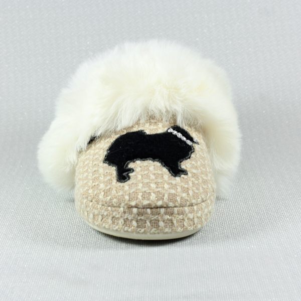 Lazy Dogz Dam/Dam Cookie Mockasin Tofflor i Mocka 7 UK-8 UK Beige 7 UK-8 UK