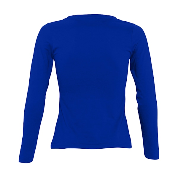 SOLS Dam/Kvinnor Majestic Långärmad T-shirt L Royal Blue Royal Blue L