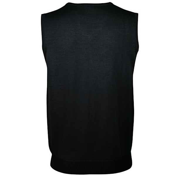 SOLS Unisex Gentlemen Sleeveless V Neck Sweater Vest M Black Black M