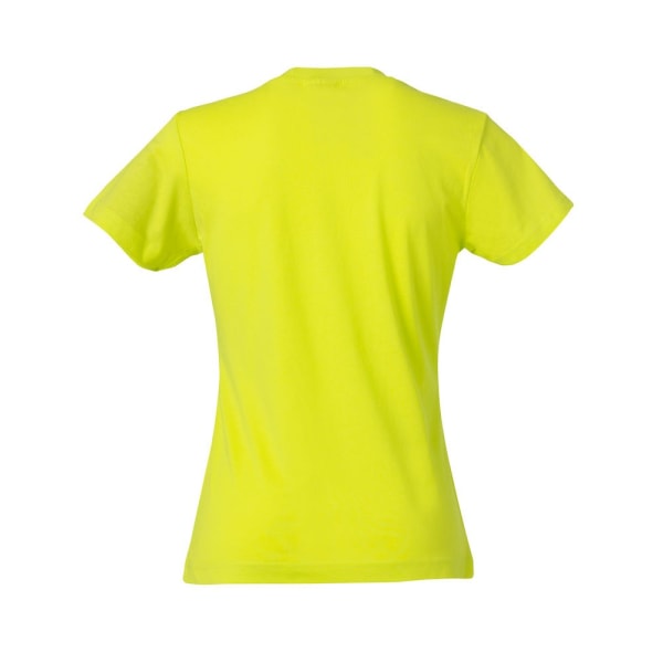 Clique Dam/Dam Plain T-Shirt S Synlighet Grön Visibility Green S