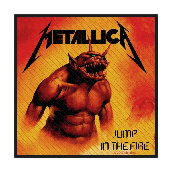Metallica Jump In The Fire Patch One Size Orange Orange One Size