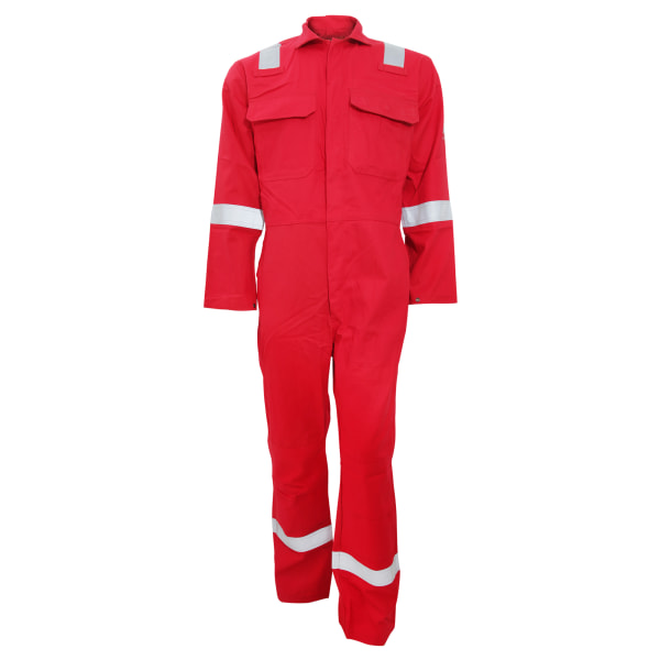 Portwest Bizwel Iona Flamsäker arbetsoverall/overall M/R Red M/R