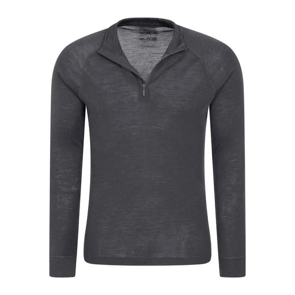 Mountain Warehouse Herr Merino II Baslager Topp M Grå Grey M