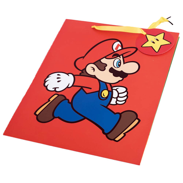 Super Mario Presentpåse M Flerfärgad Multicoloured M
