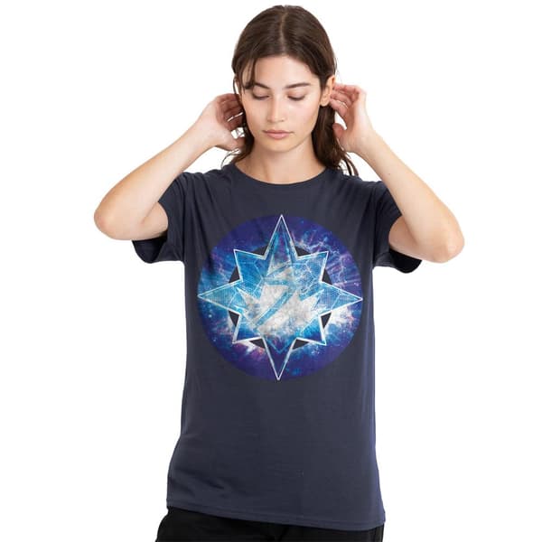 The Marvels Dam/Kvinnor Galaxy Logotyp T-Shirt M Mörkblå Deep Navy M