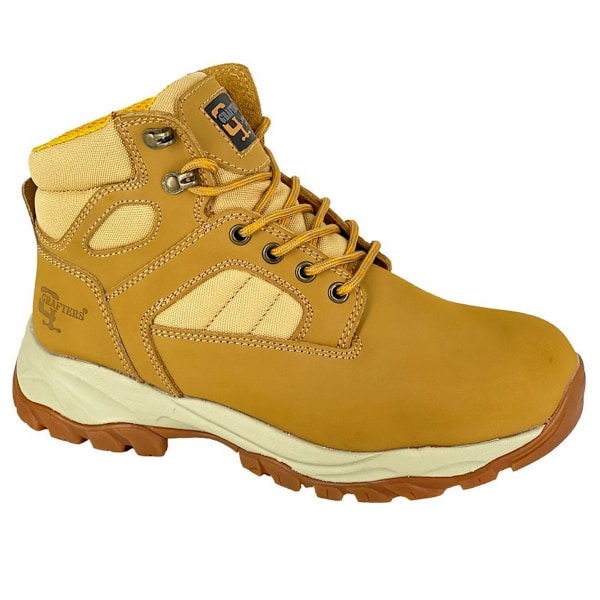 Grafters Action Nubuck Säkerhetskängor 14 UK Honey Honey 14 UK