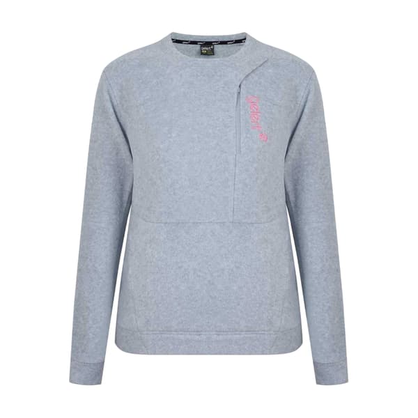 Gelert Dam Broderad Fleecetröja 12 UK Ljus Light Grey 12 UK