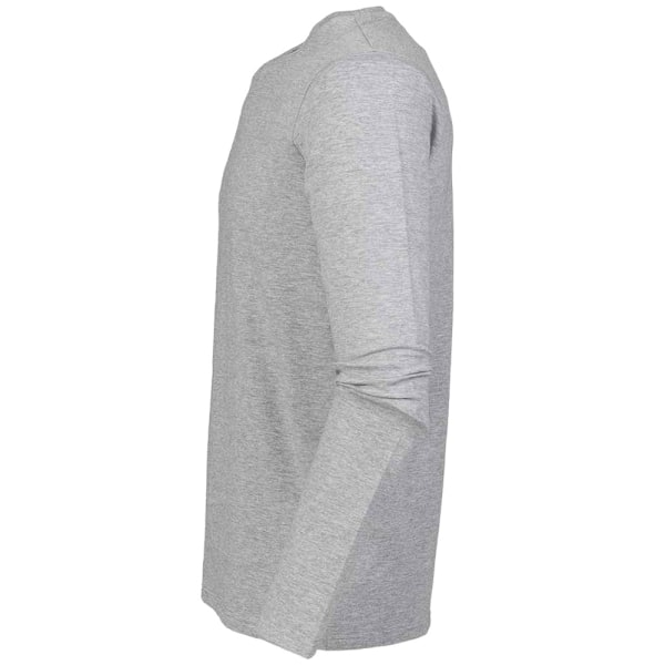 SF Men Mens Feel Good Heather Stretch Långärmad T-shirt L Grå Grey L