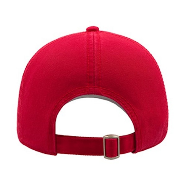 Atlantis Action 6 Panel Chino Baseball Cap One Size Röd Red One Size