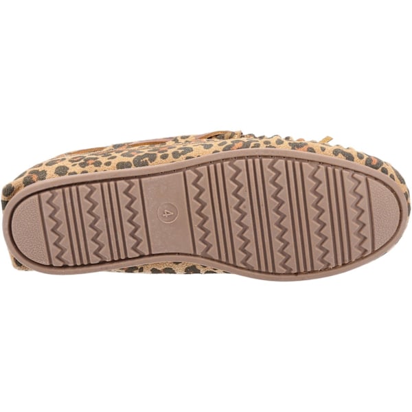 Hush Puppies Dam/Dam Allie Leopardmönstrade mockasiner i mocka 5 Brown 5 UK
