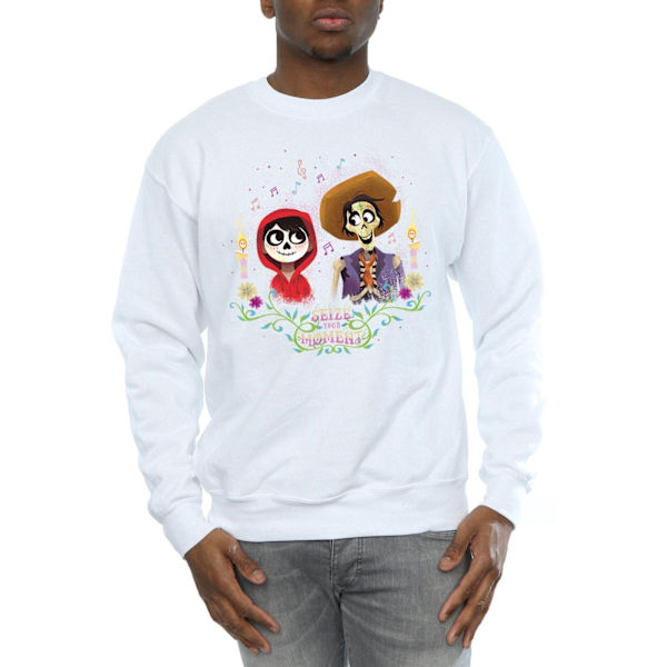 Disney Herr Coco Miguel Och Hector Sweatshirt S Vit White S