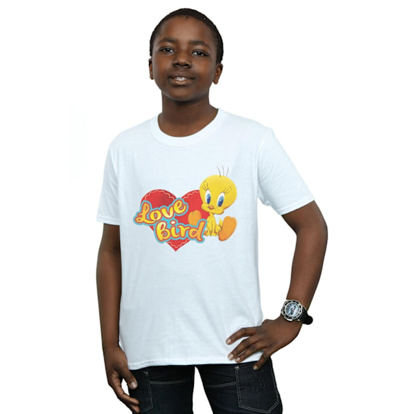 Looney Tunes Boys Tweety Pie Valentine´s Day Love Bird T-shirt White 5-6 Years