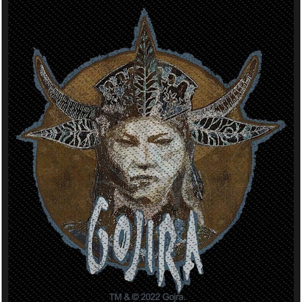Gojira Fortitude vävd patch One Size Svart/Vit/Sand Black/White/Sand One Size