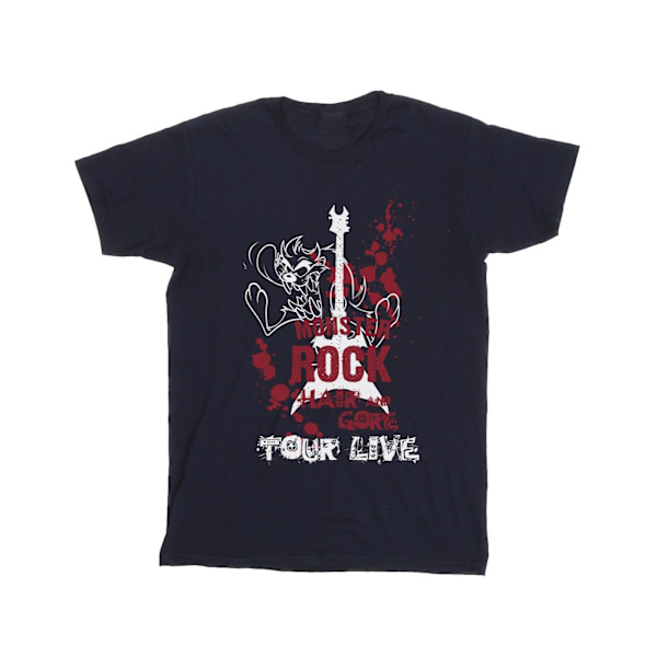 Looney Tunes Taz Monster Rock T-shirt L Marinblå Navy Blue L