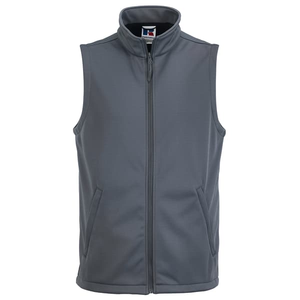 Russell Herr Softshell Gilet Jacka 3XL Convoy Grå Convoy Grey 3XL