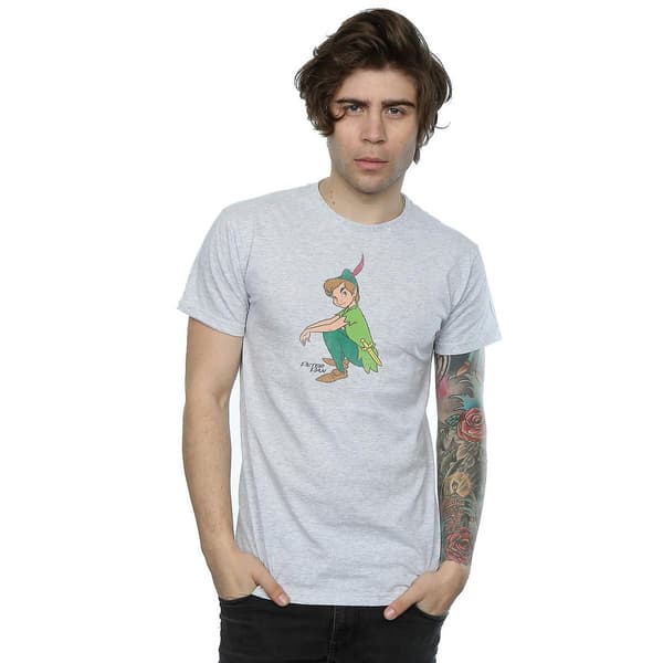 Peter Pan Herr Klassisk Heather T-Shirt M Grå Grey M