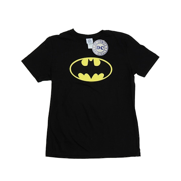 DC Comics Boys Batman Logo T-shirt 9-11 år Svart Black 9-11 Years