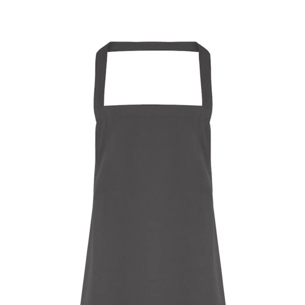 Premier Dam/Kvinnors Slim Förkläde (ingen ficka) / Arbetskläder (2-pack) Dark Grey One Size