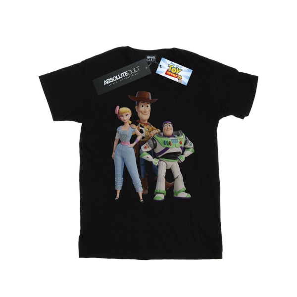 Disney Mens Toy Story 4 Woody Buzz and Bo Peep T-shirt 3XL svart Black 3XL