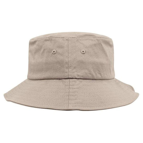 Flexfit Bomullstwill Bucket Hat En Storlek Khaki Khaki One Size