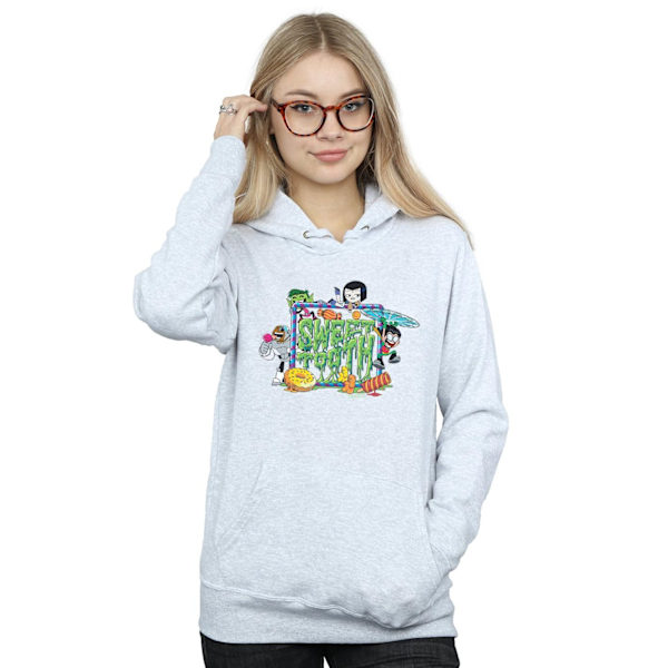 DC Comics Dam/Kvinnor Teen Titans Go Sweet Tooth Hoodie M Spo Sports Grey M