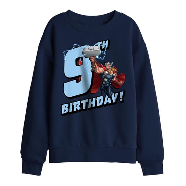 Thor Barn/Barn 9-årsdag Tröja 5-6 År Marinblå Navy 5-6 Years
