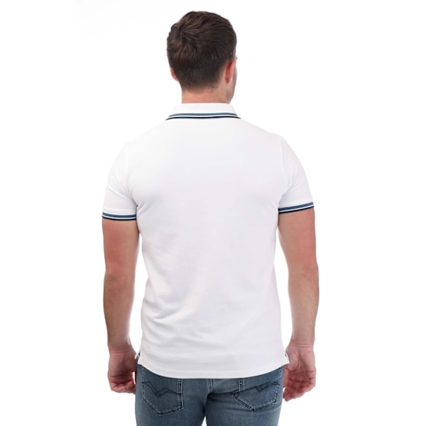 Timberland Unisex Vuxen Tipped Kortärmad Pikétröja S Vit White S