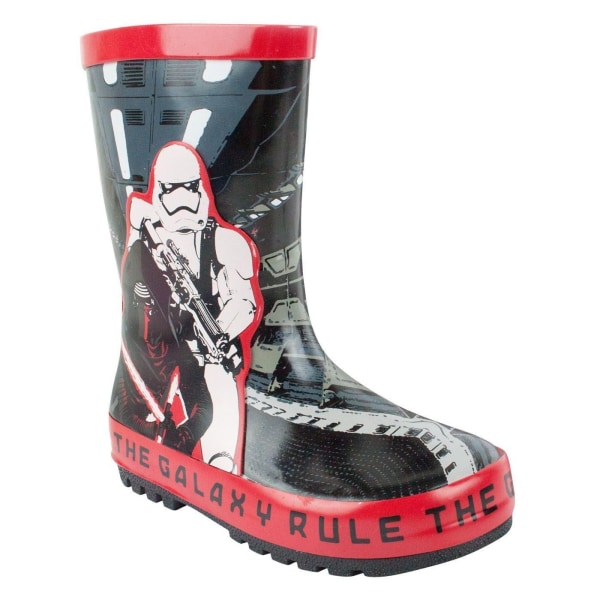 Star Wars Boys Rule The Galaxy Kylo Ren Wellington Boots 8 UK C Black/Red 8 UK Child