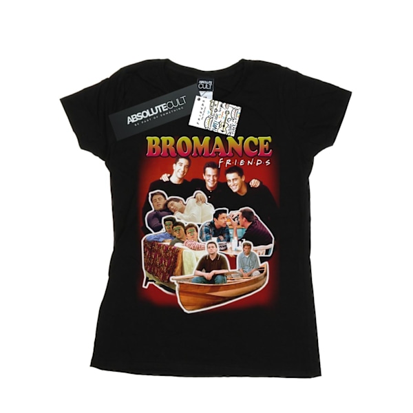 Friends Dam/Kvinnor Bromance Homage Bomull T-shirt L Svart Black L