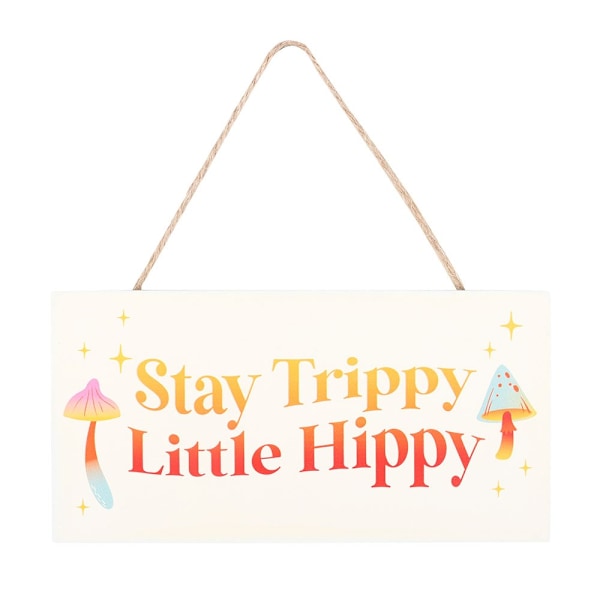 Something Different Stay Trippy, Little Hippy Hängande Skylt En White/Orange/Red One Size