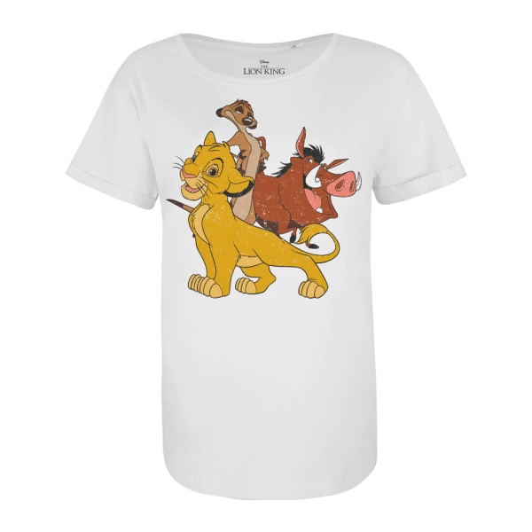The Lion King Dam/Dam Simba & Friends T-shirt M Vit White M