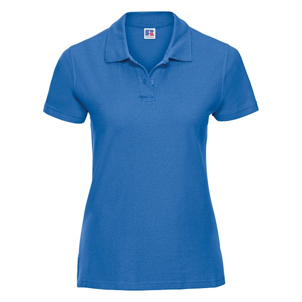 Russell Europe Dam/Damer Ultimate Classic Cotton Kortärmad Polotröja Azure 2XL