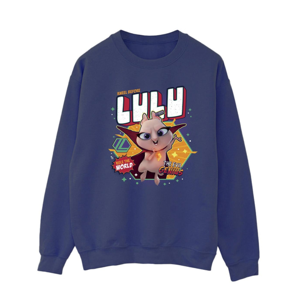 DC Comics Dam/Damer DC League Of Super-Pets Lulu Evil Genius Sweatshirt L Marinblå Navy Blue L