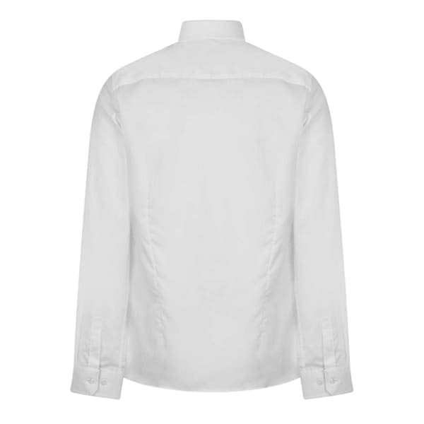 Ted Baker Herr Holmess Slim Långärmad Skjorta 15.5 i Vit White 15.5 in