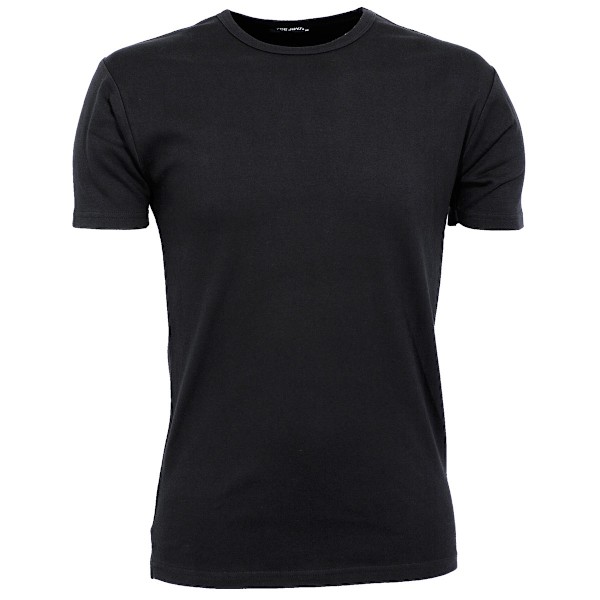 Tee Jays herr Interlock kortärmad T-shirt S svart Black S