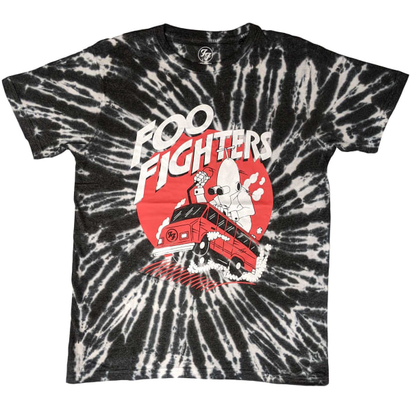 Foo Fighters Unisex Adult Speeding Bus T-shirt S Svart Black S